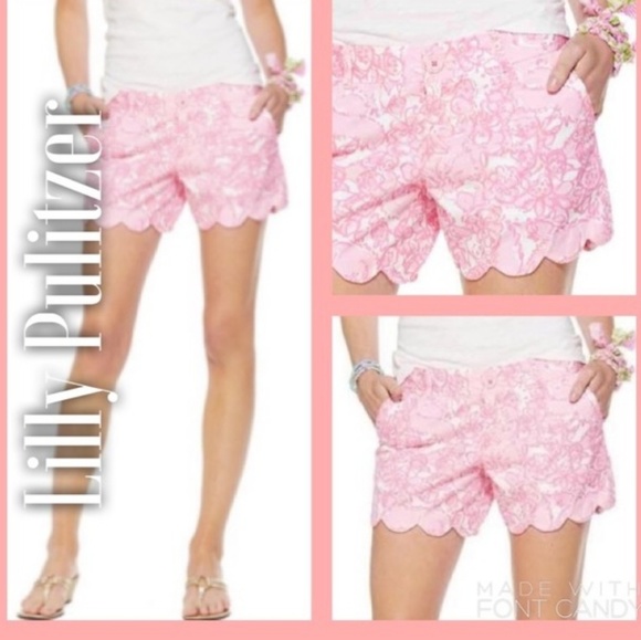 Lilly Pulitzer Pants - Pink Lilly Pulitzer Buttercup Shorts